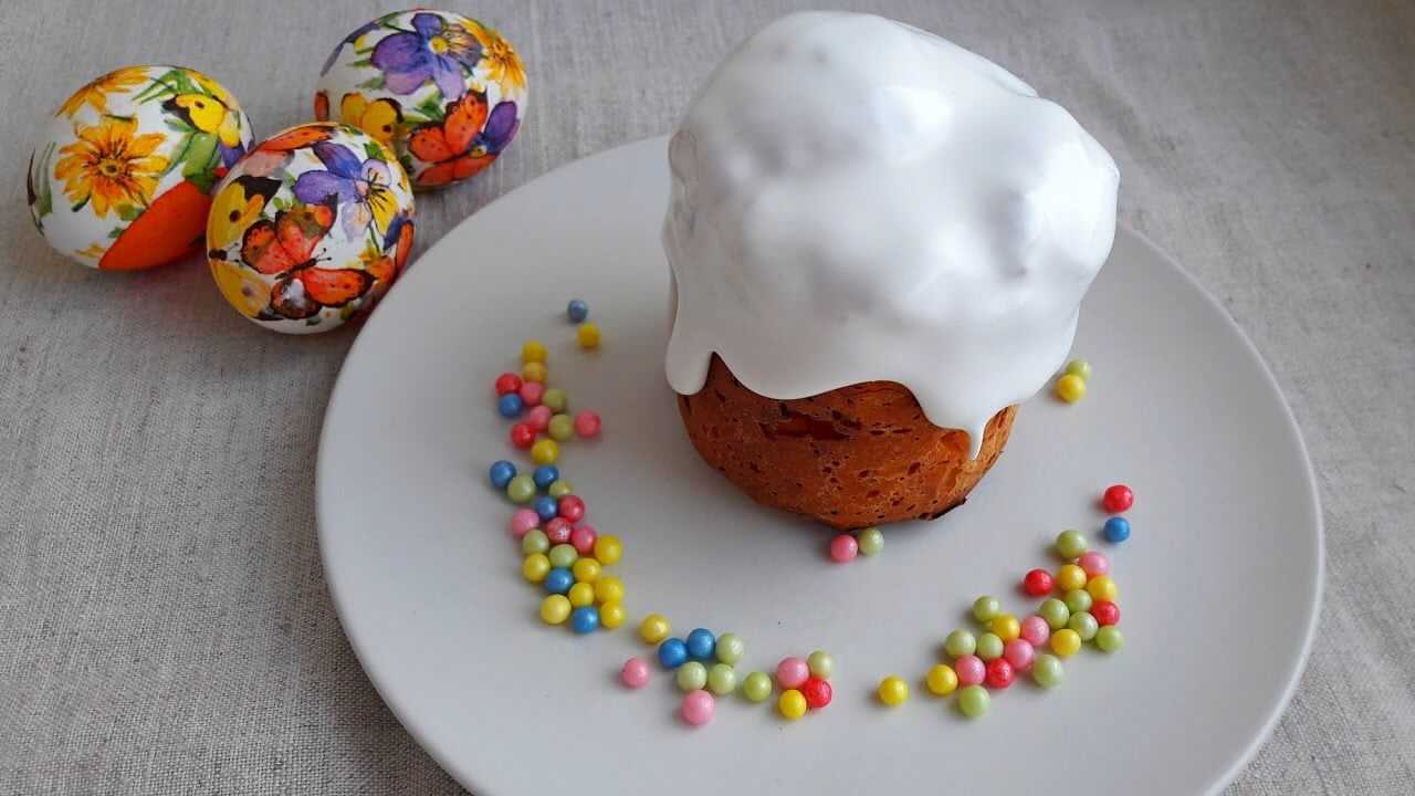 Глазурь для кулича пошаговый рецепт