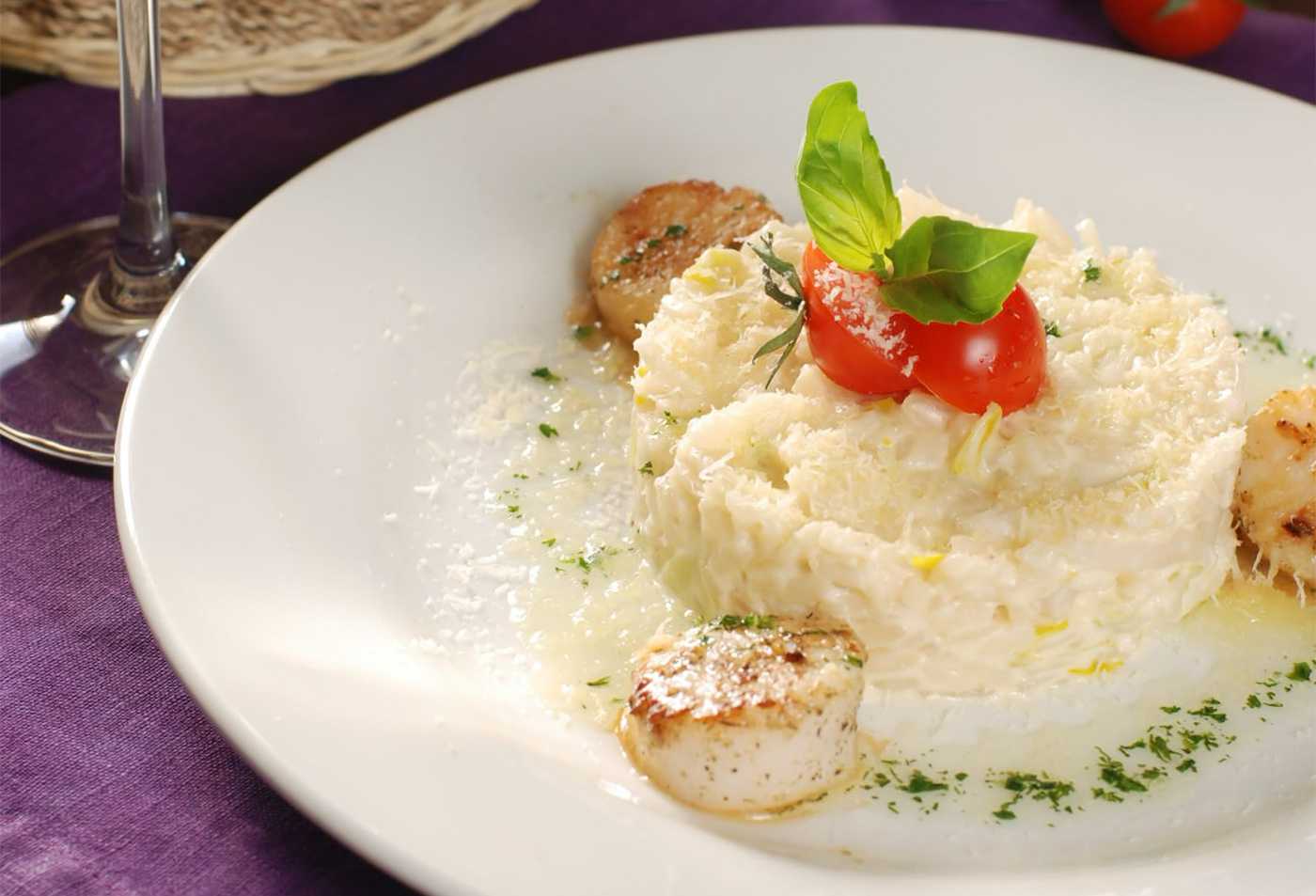 Ризотто с гребешками  рецепт с пошаговыми фото