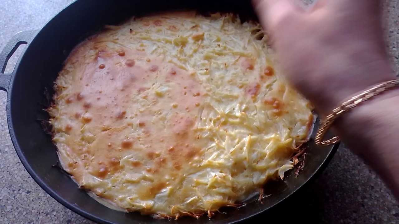 Как приготовить капустный пирог заливной на сковороде? быстрый рецепт
