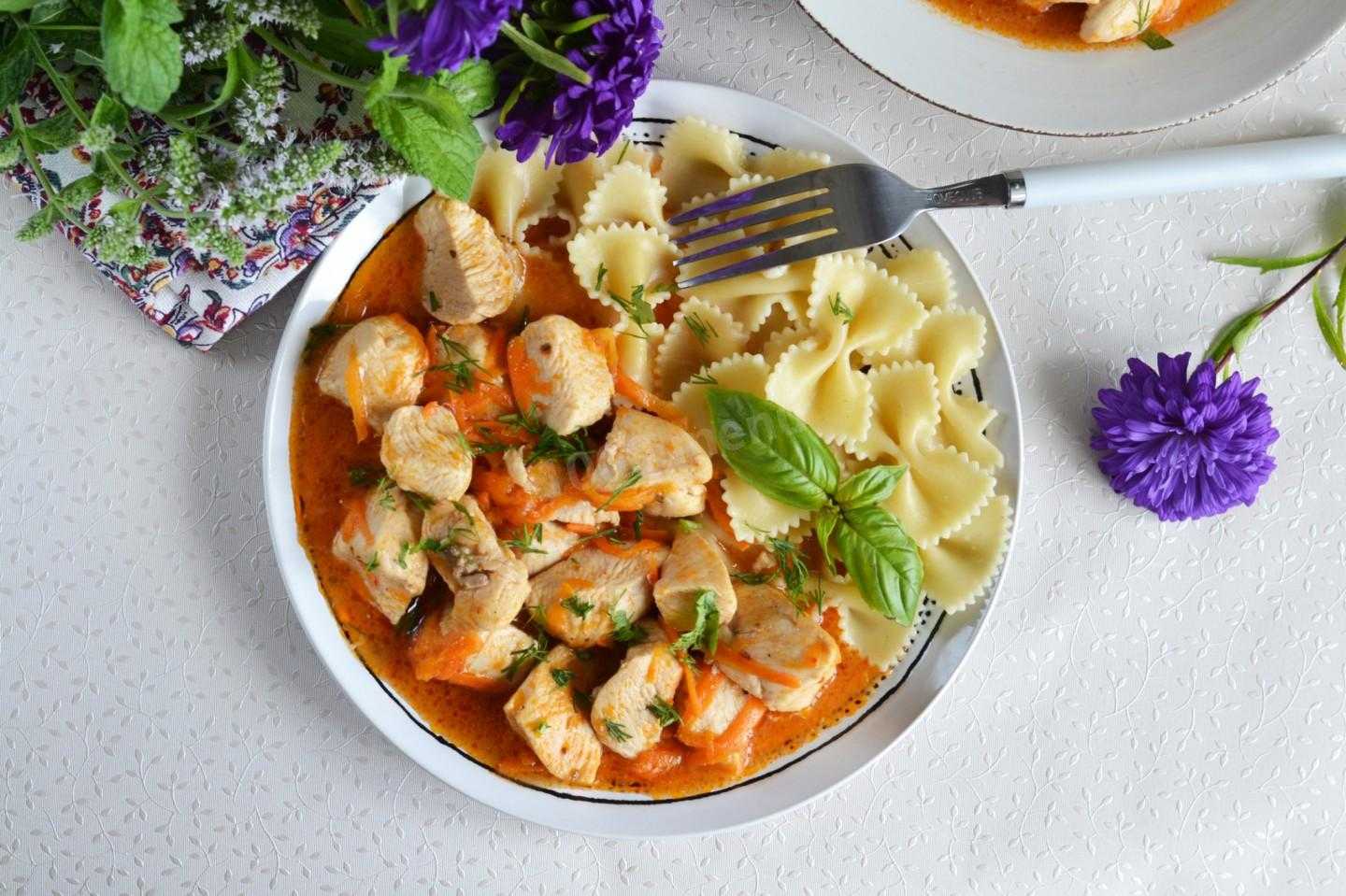 Куриное филе с грибами в сливочном соусе: 3 рецепта и принципы приготовления