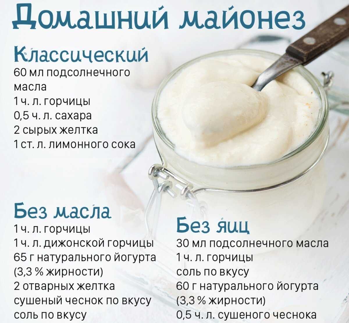 Майонез — пошаговые рецепты приготовления в домашних условиях