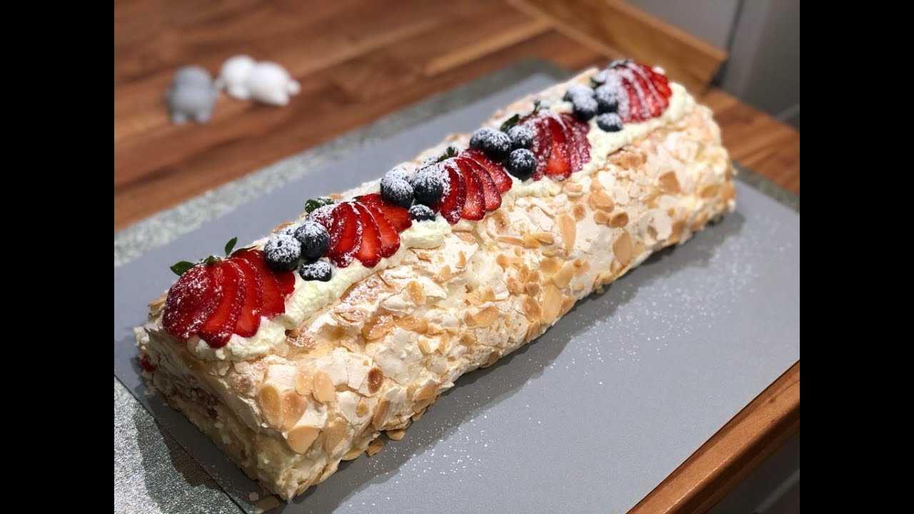 Меренговый рулет — 11 рецептов в домашних условиях