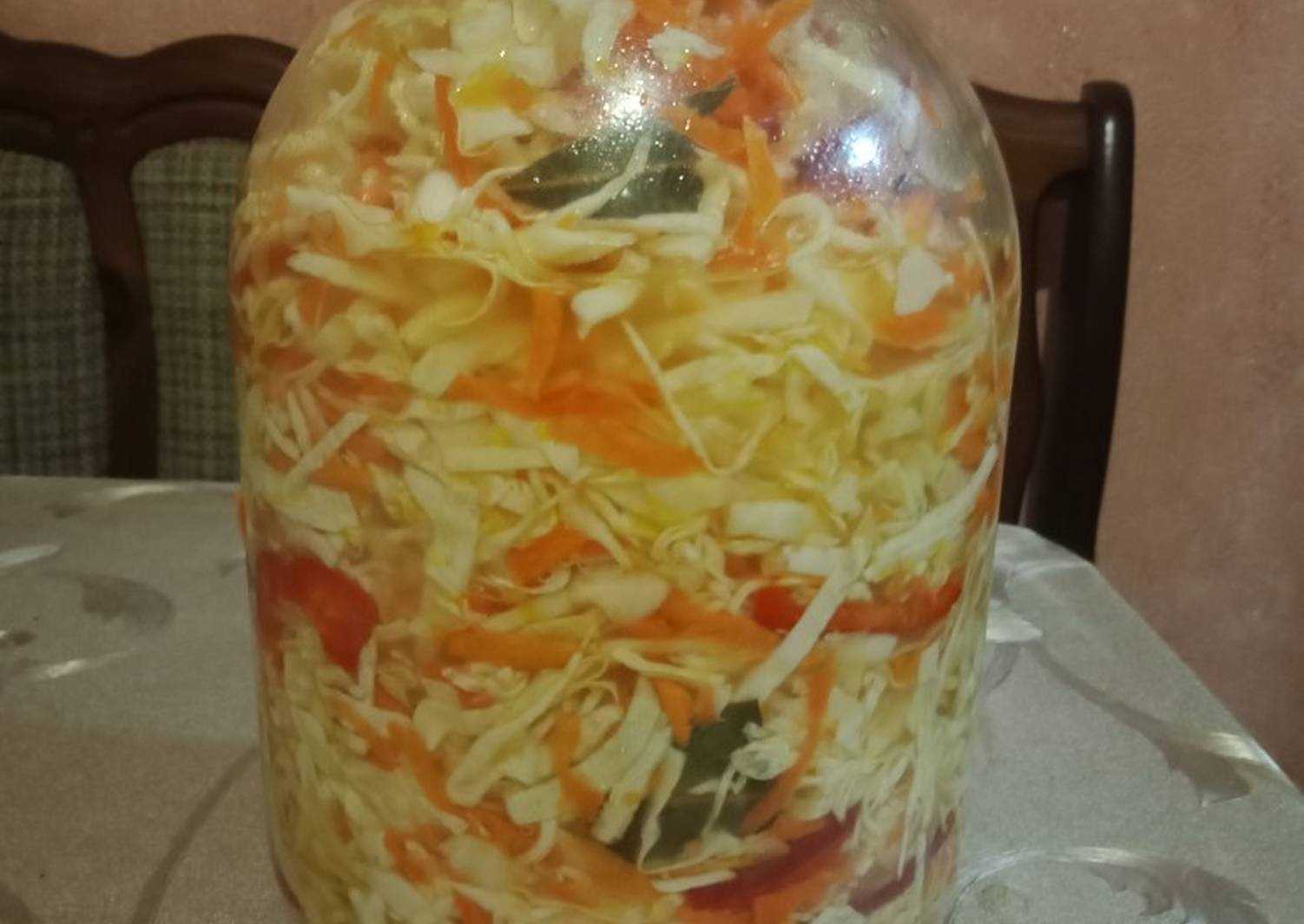 Маринованная капуста быстрого приготовления - быстро и очень вкусно