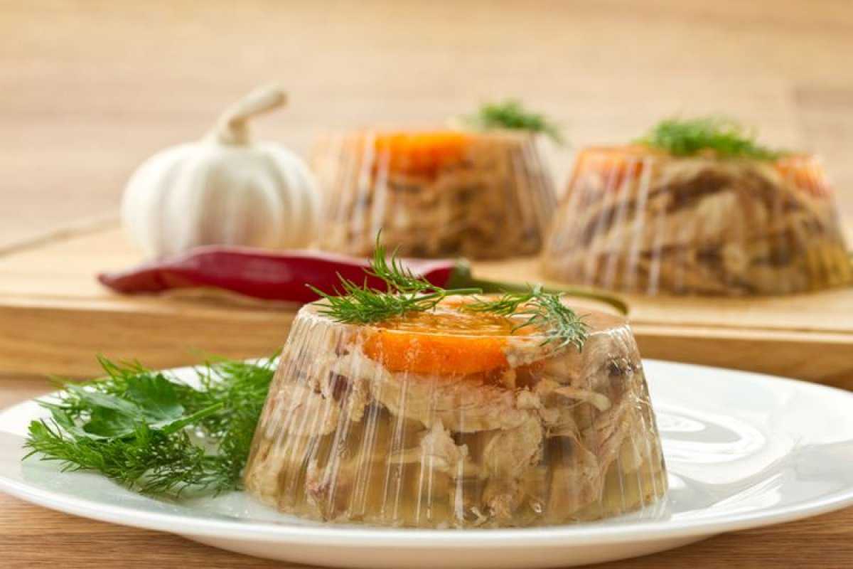Холодец из индейки: 5 пошаговых рецептов
