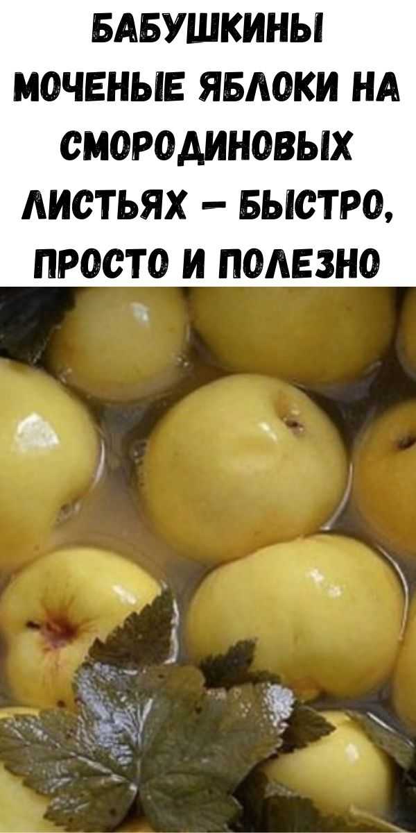 Моченые яблоки: 5 самых лучших рецептов – как заготовить на зиму?