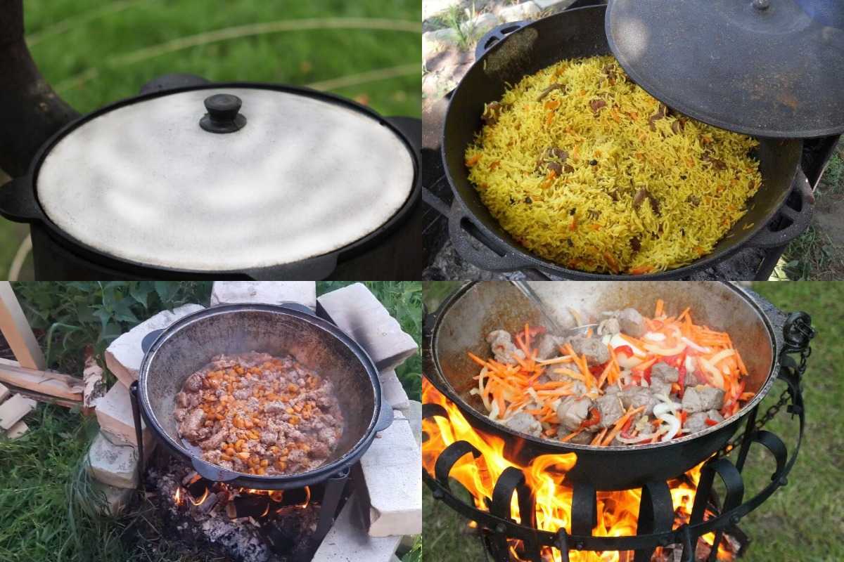 Как вкусно приготовить плов в казане на костре по пошаговому рецепту с фото