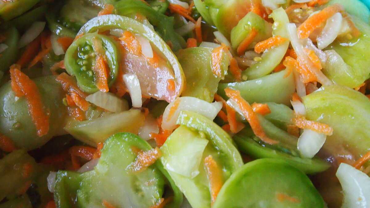 Салаты из зеленых помидор на зиму — самые вкусные рецепты