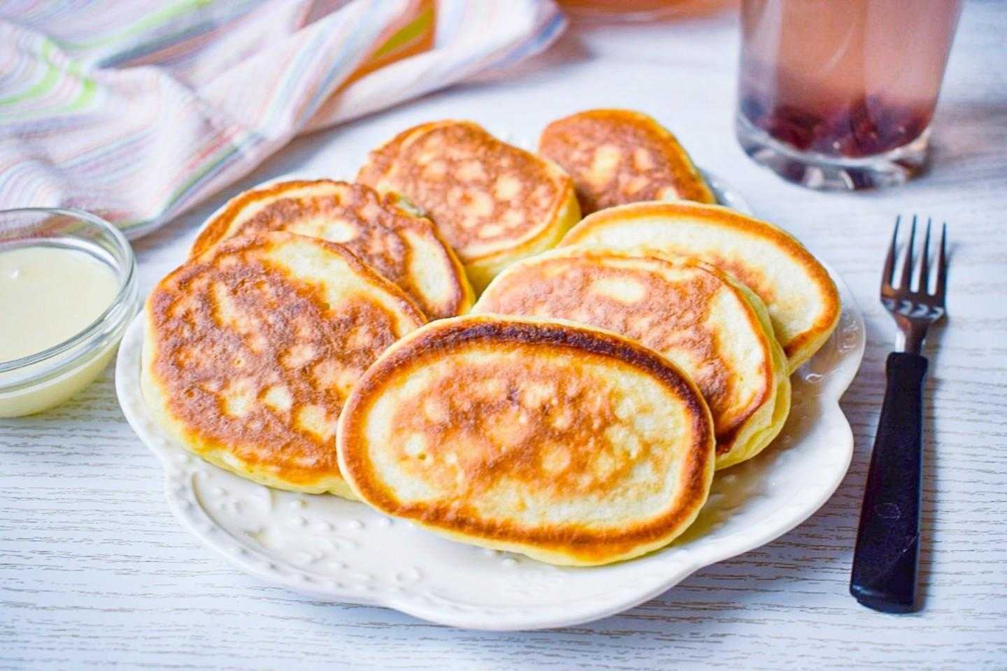 Как приготовить пышные оладьи на молоке, рецепт с фото