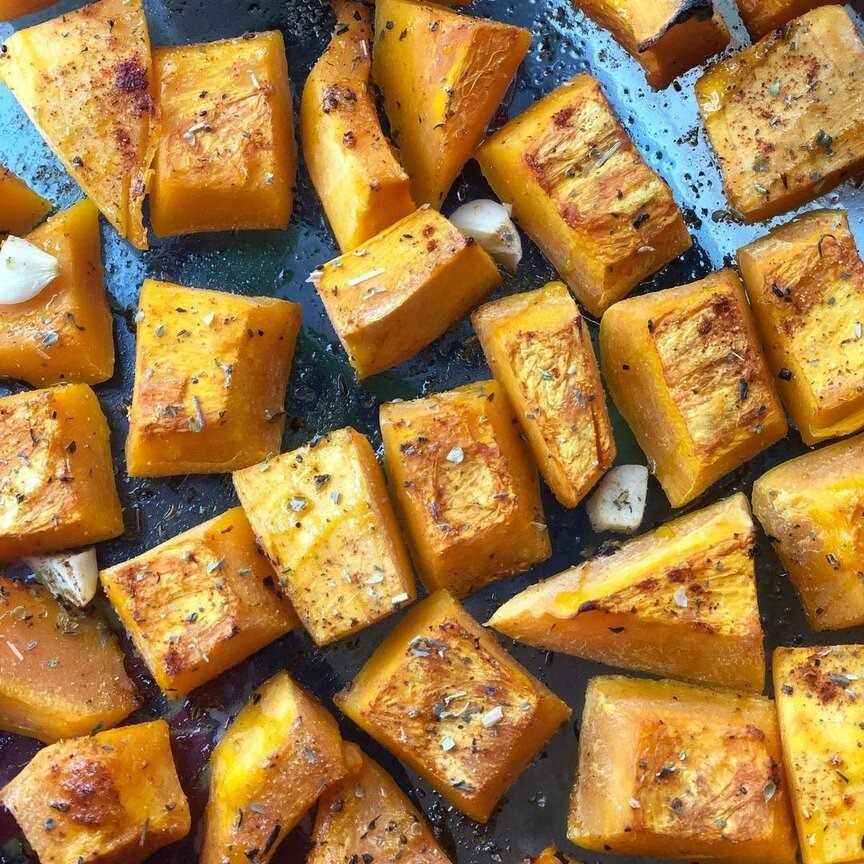 Тыква запеченная в духовке: рецепты с медом, кусочками, фаршированная | как вкусно приготовить тыкву в духовке