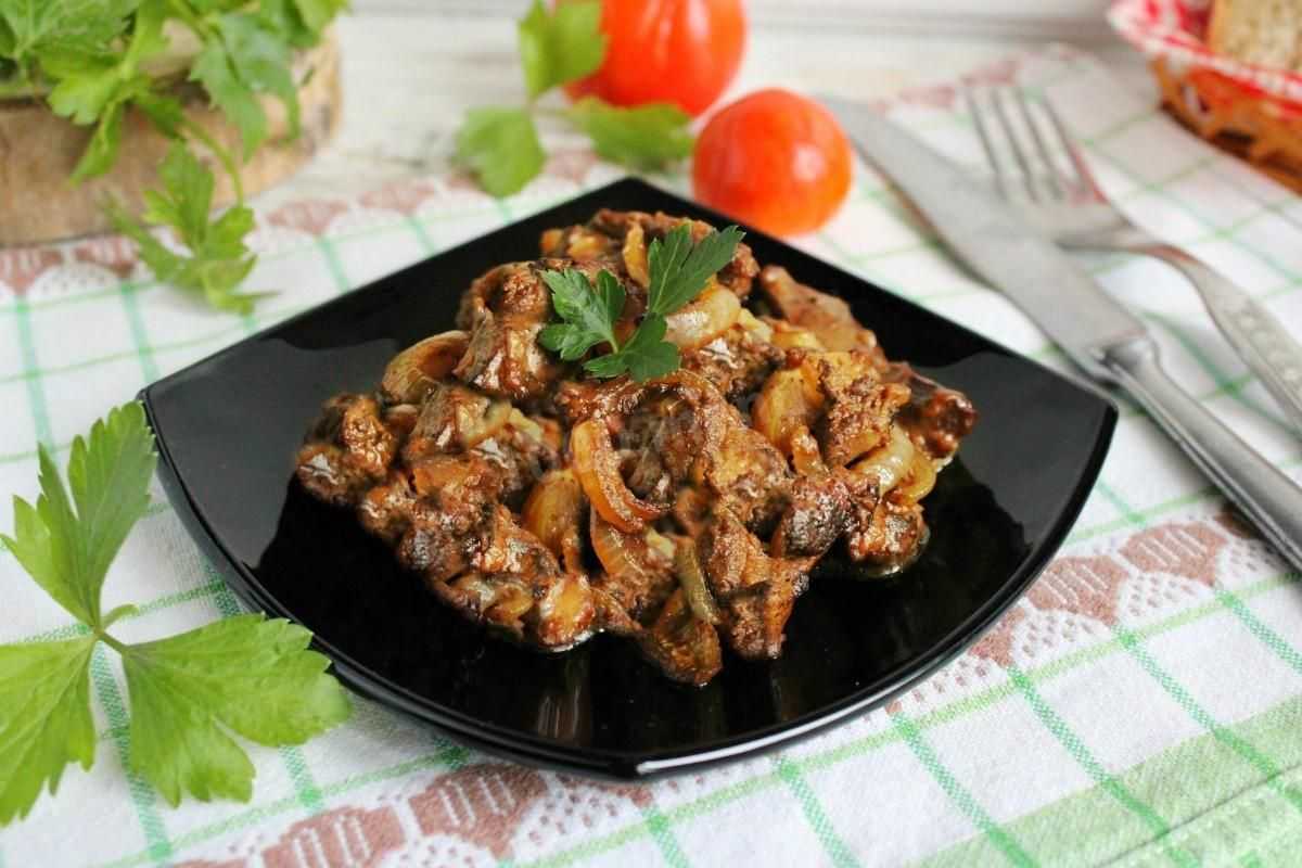 Куриная печень с яблоками в банке в духовке - 9 пошаговых фото в рецепте