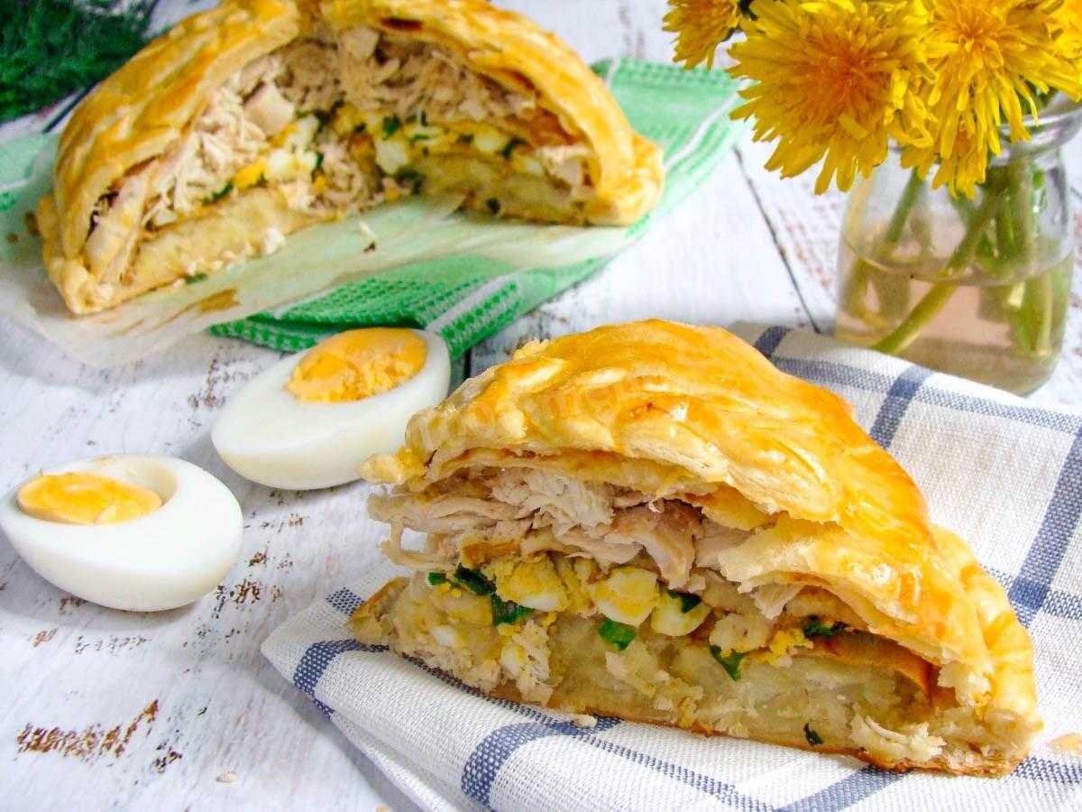 10 отличных рецептов курника с курицей и картошкой