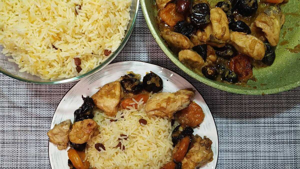 Сладкий плов с изюмом и курагой: пошаговый рецепт