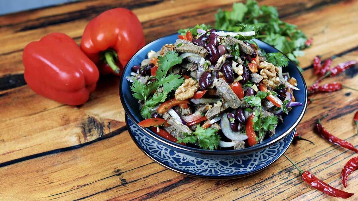 Салат тбилиси рецепт классический с говядиной как приготовить вкусно - вкусная еда