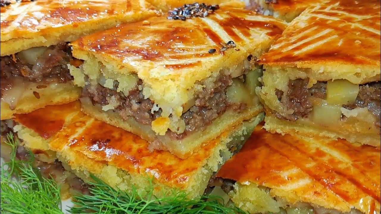 Заливной пирог с мясом на кефире простой рецепт с фото пошагово - 1000.menu