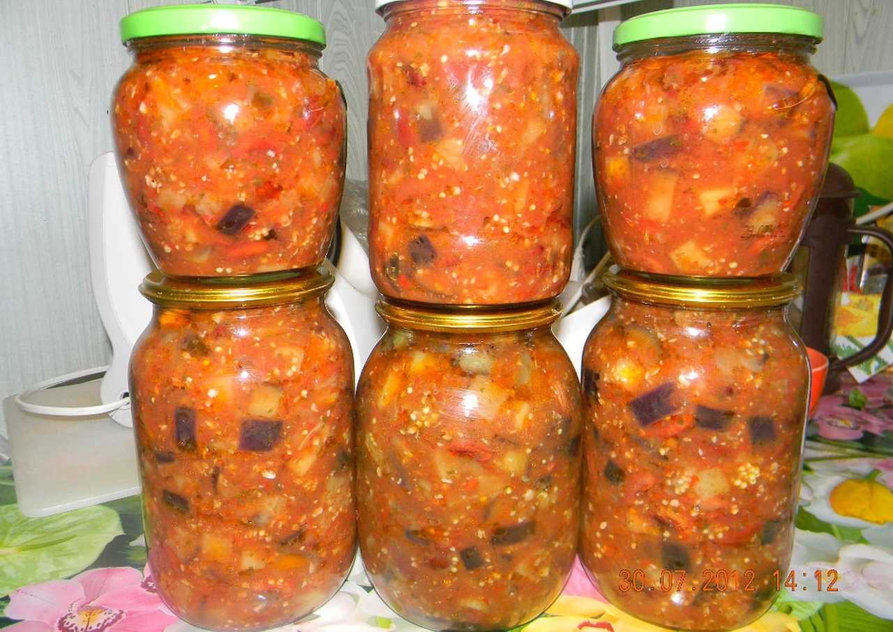 Баклажаны на зиму. простые и очень вкусные салаты из баклажанов на зиму