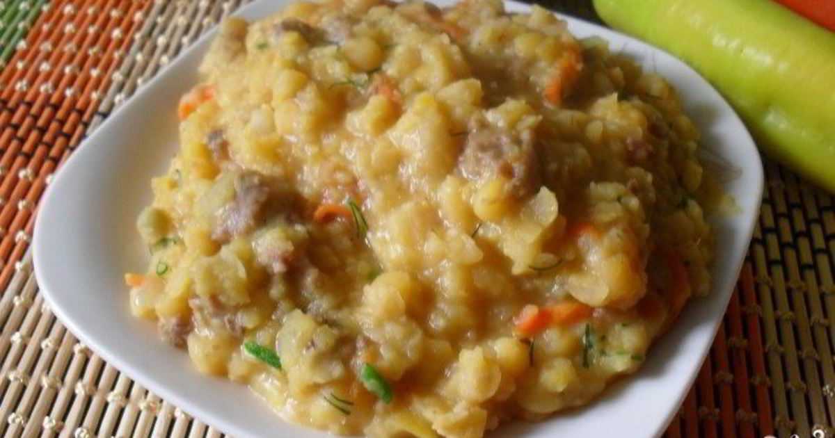 Гороховая каша в мультиварке