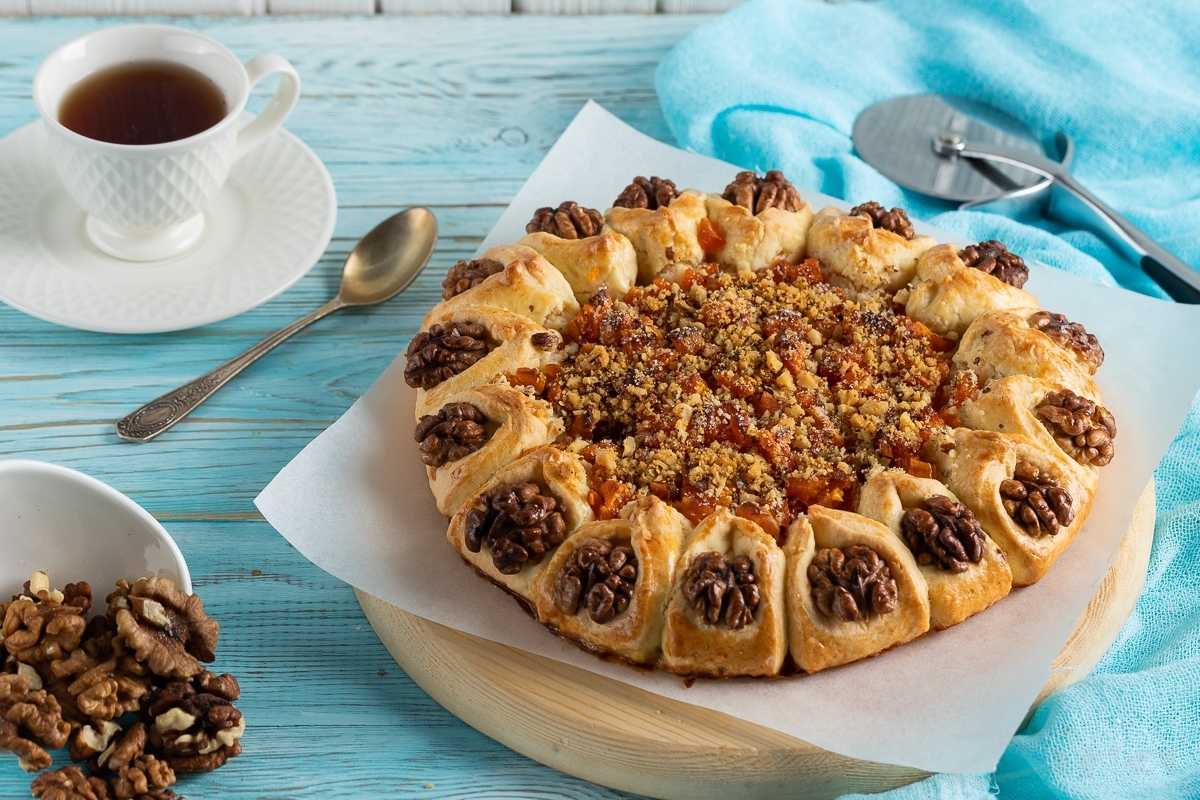 Рецепты пирогов с сухофруктами и орехами