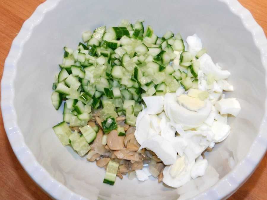 Салаты с курицей и грибами - 12 вкусных и простых рецептов с шампиньонами