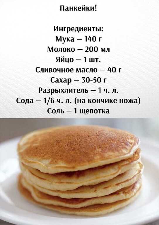 Пышные панкейки на кефире — 10 пошаговых рецептов