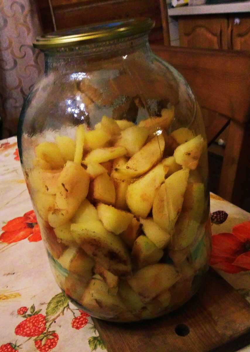 Компот из яблок на зиму - рецепт