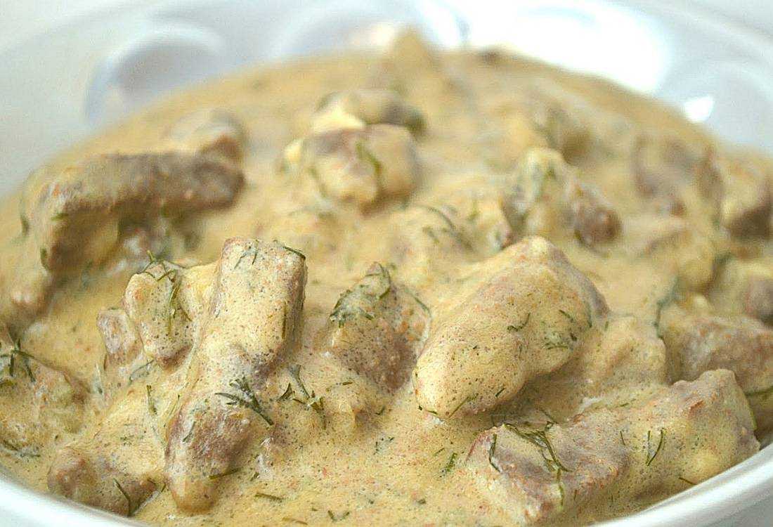 Отбивные из печени говяжьей