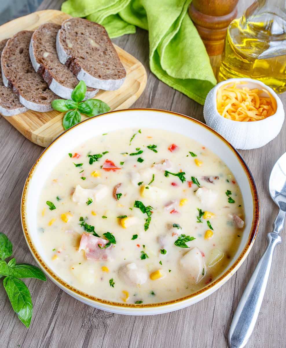 Куриный суп из брокколи и цветной капусты рецепт