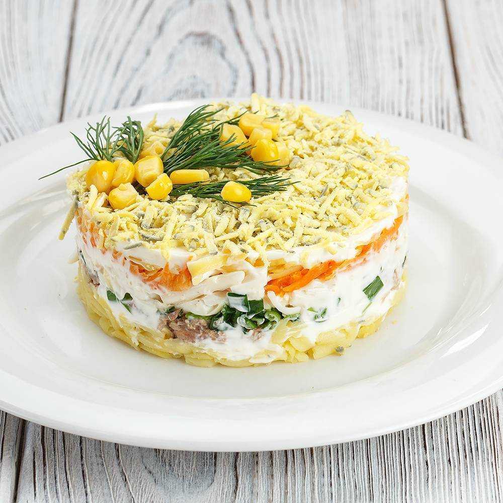 Салат мимоза с сыром пошаговый рецепт