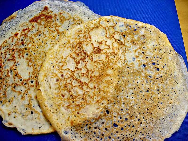 Блины на кефире — 6 рецептов тонких блинов с дырочками
