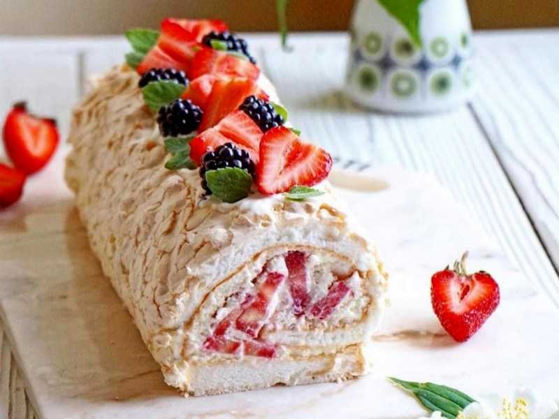 Меренговый рулет – mary bakery