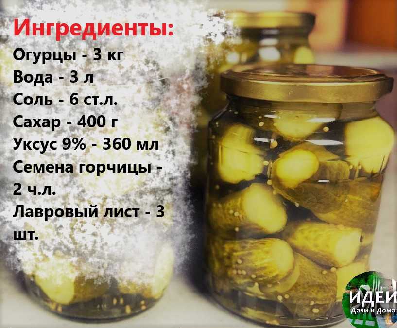 Маринованные огурцы по-польски - очень вкусные, хрустящие - простой рецепт с пошаговыми фото от алены каменевой