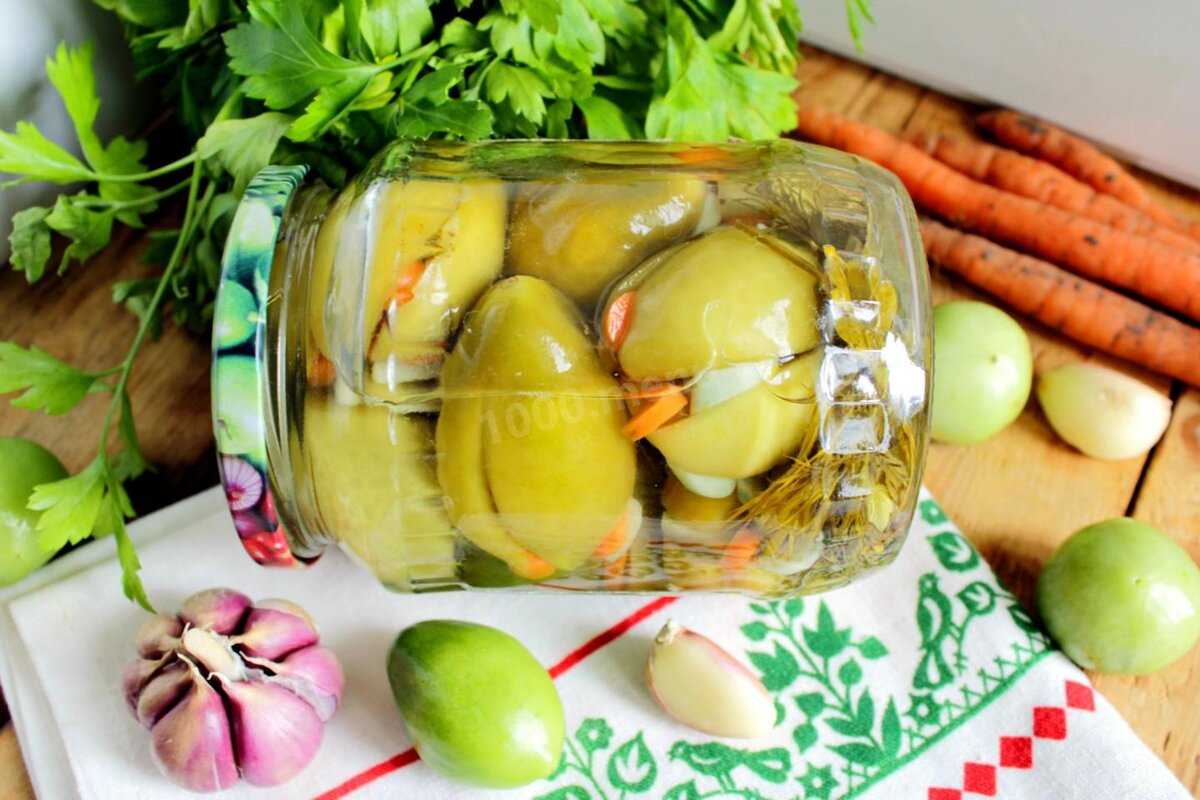 Зеленые помидоры на зиму - самые вкусные рецепты "пальчики оближешь"