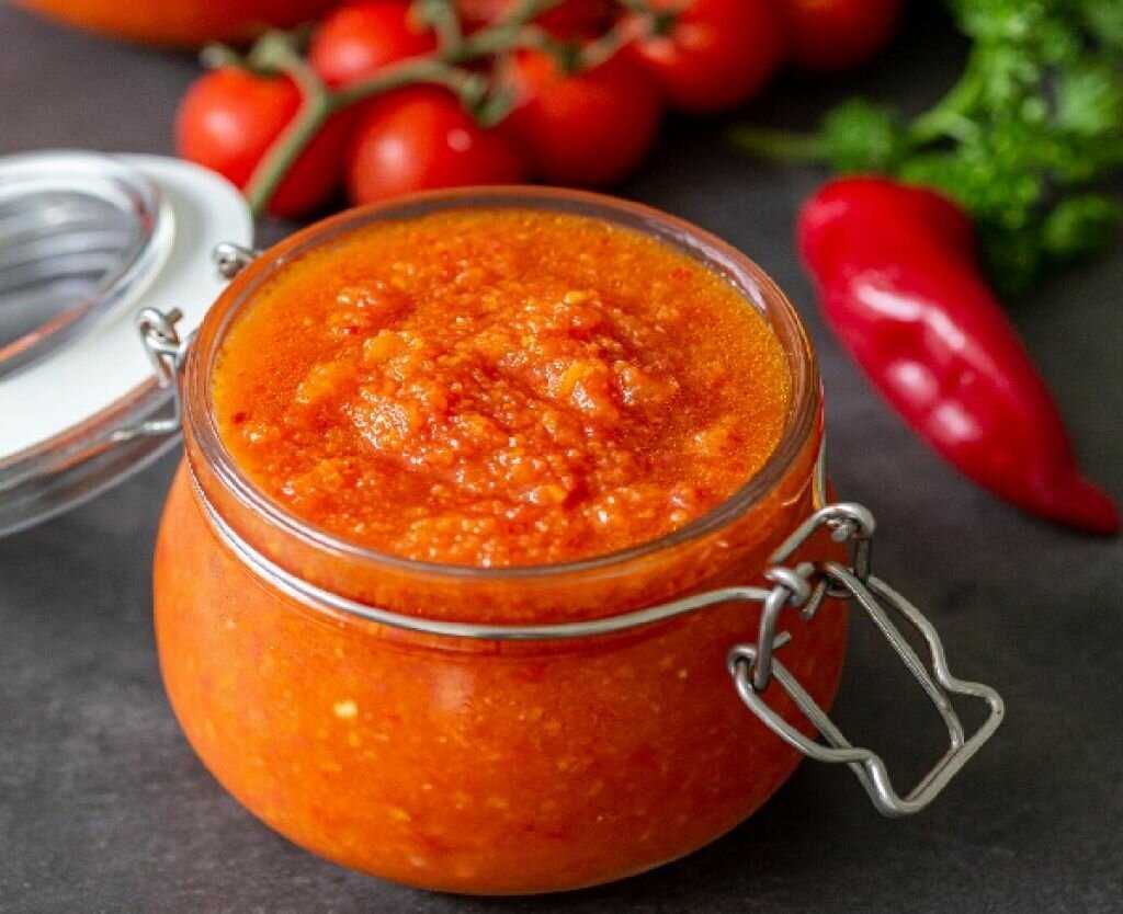 Аджика с яблоками на зиму пошаговый рецепт
