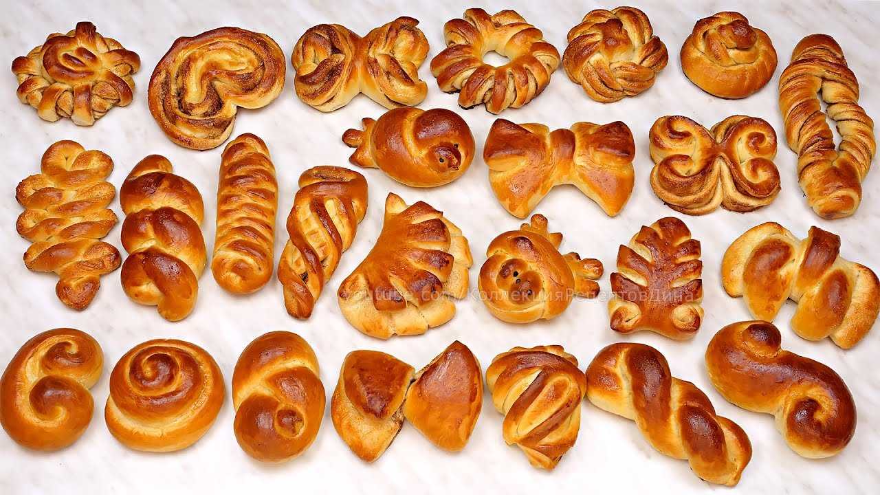 Булочки с повидлом + как красиво заворачивать булочки из дрожжевого теста