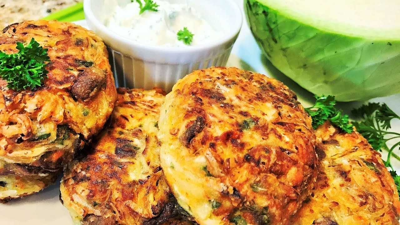 Шницель из молодой капусты
