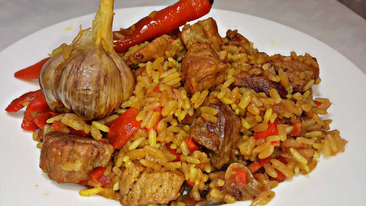 Плов с говядиной в духовке - пошаговые рецепты