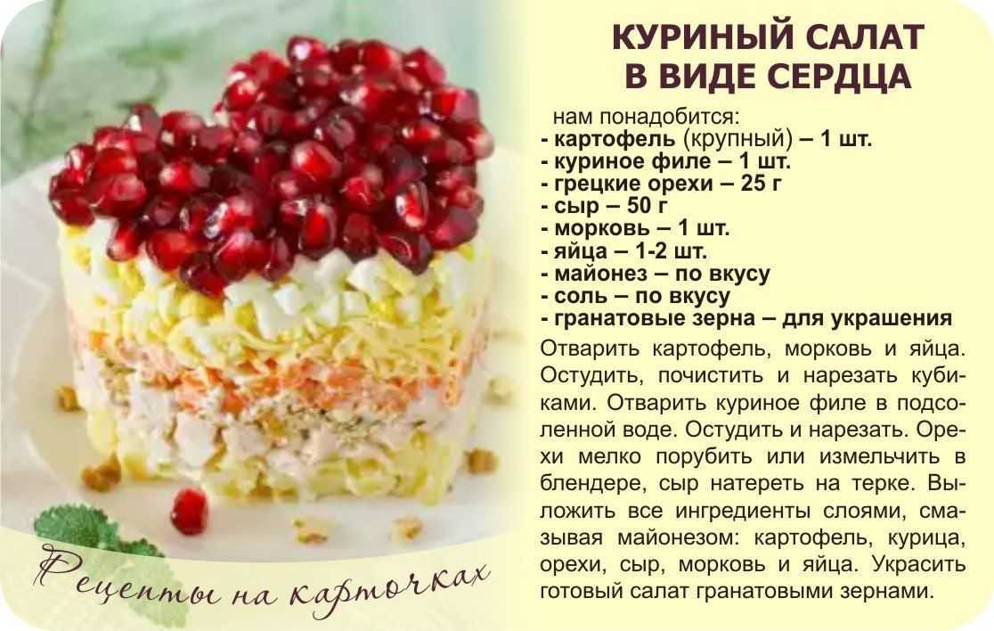 Салаты из копченой курицы: рецепты с фото, простые и вкусные