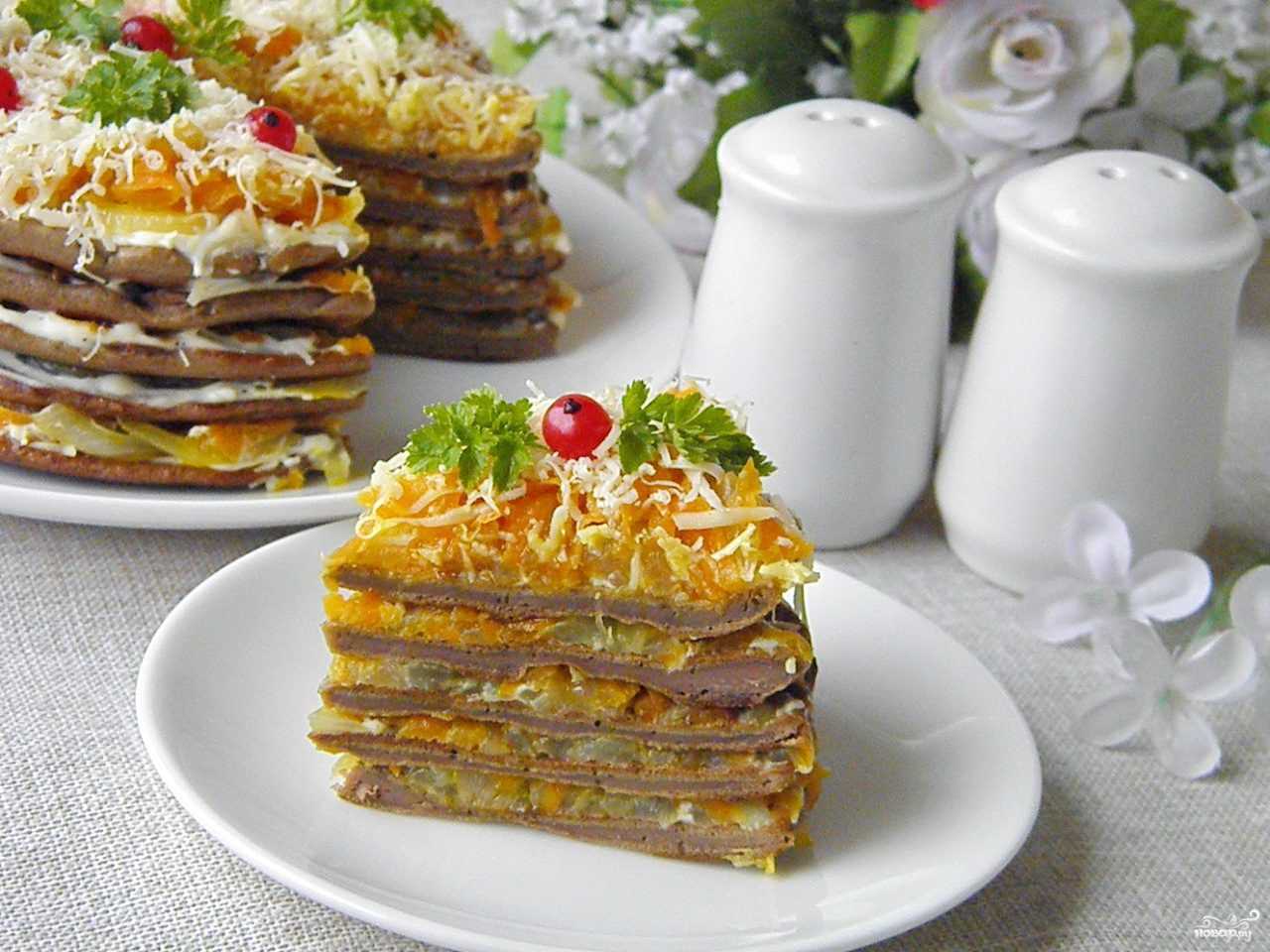 Печеночный торт - рецепт с фото пошагово