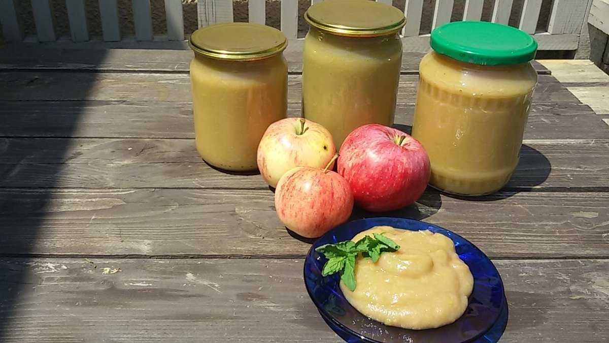 Яблочное пюре на зиму: самый простой рецепт пюре из яблок