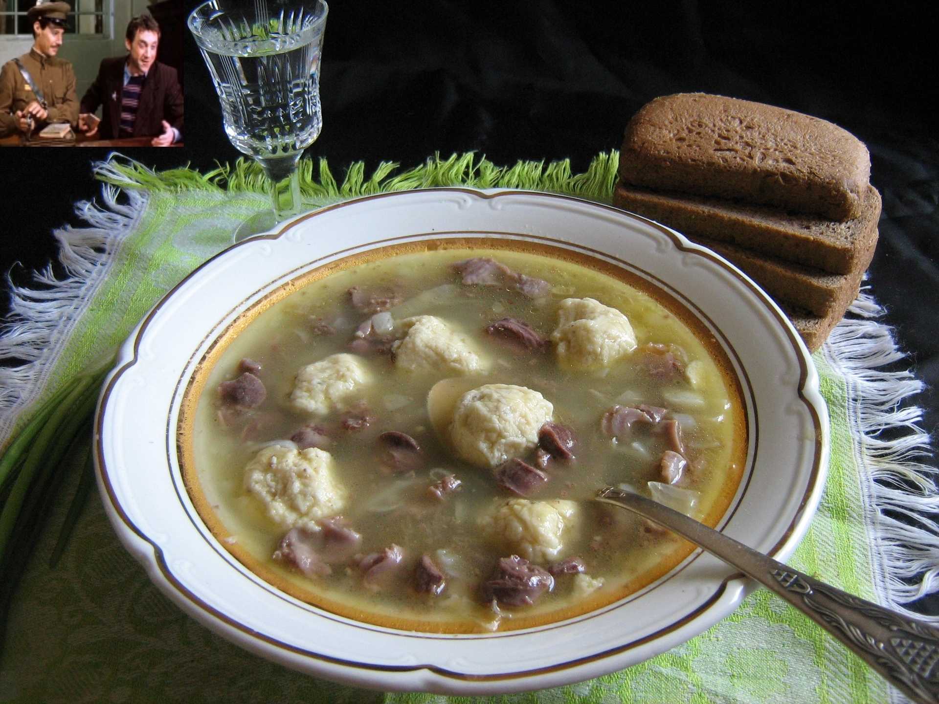 Суп с потрошками куриными и гречкой, п/о, видео.