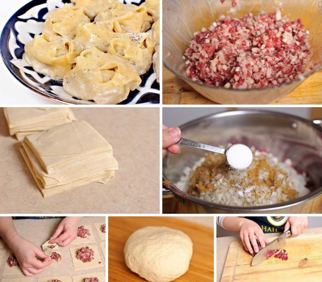 Вкусное и нежное тесто для мантов: как сделать тесто на манты чтобы не рвалось при варке и не прилипало