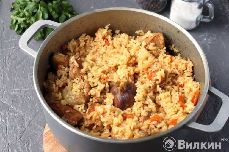 Плов из свинины - 4 пошаговых рецепта