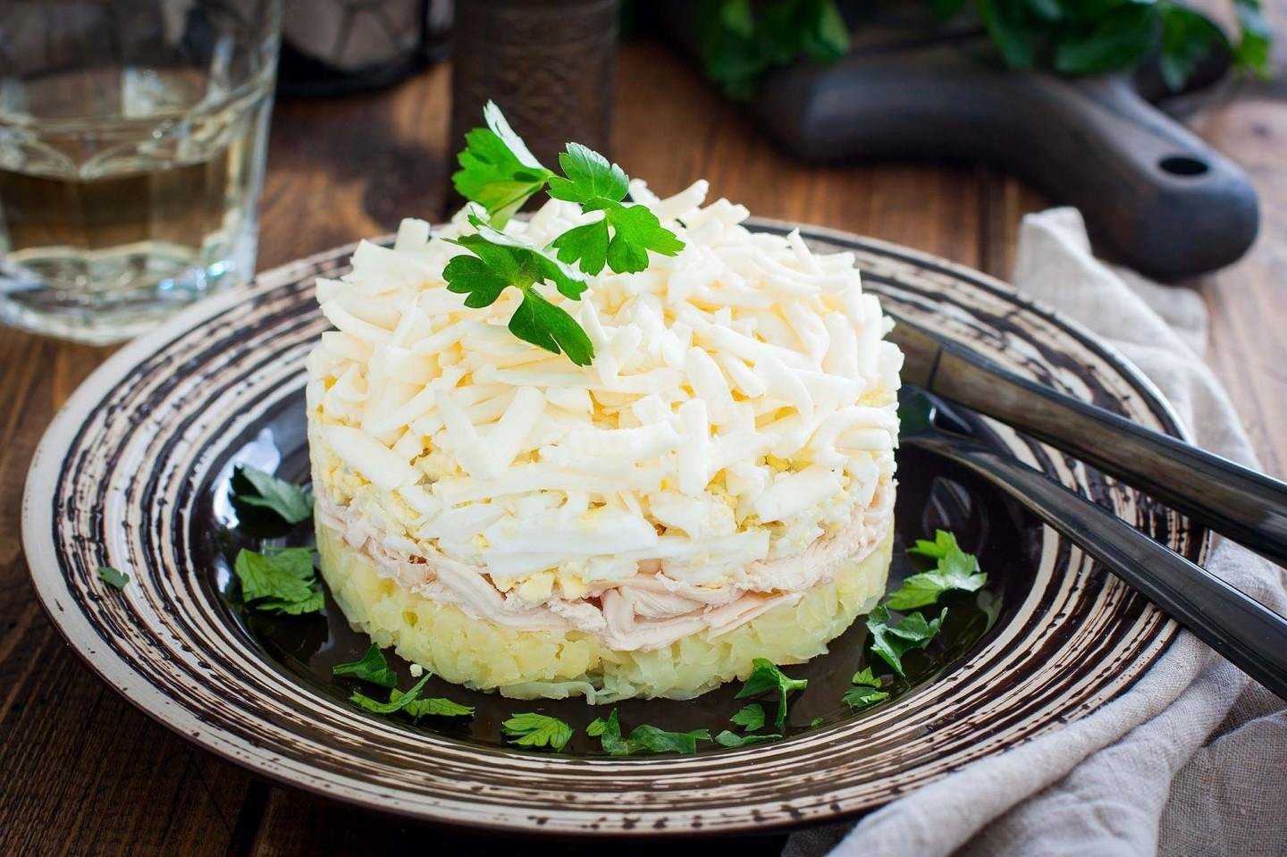 Салат черепаха — классические рецепты салатов черепашки с курицей
