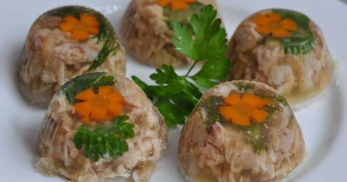 Холодец из курицы без желатина