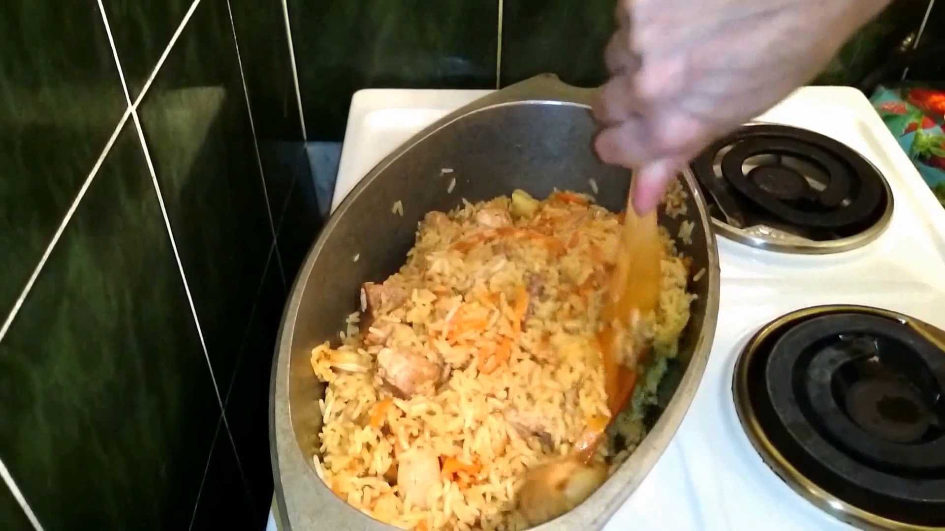 Плов из свинины с черносливом  рецепт с пошаговыми фото
