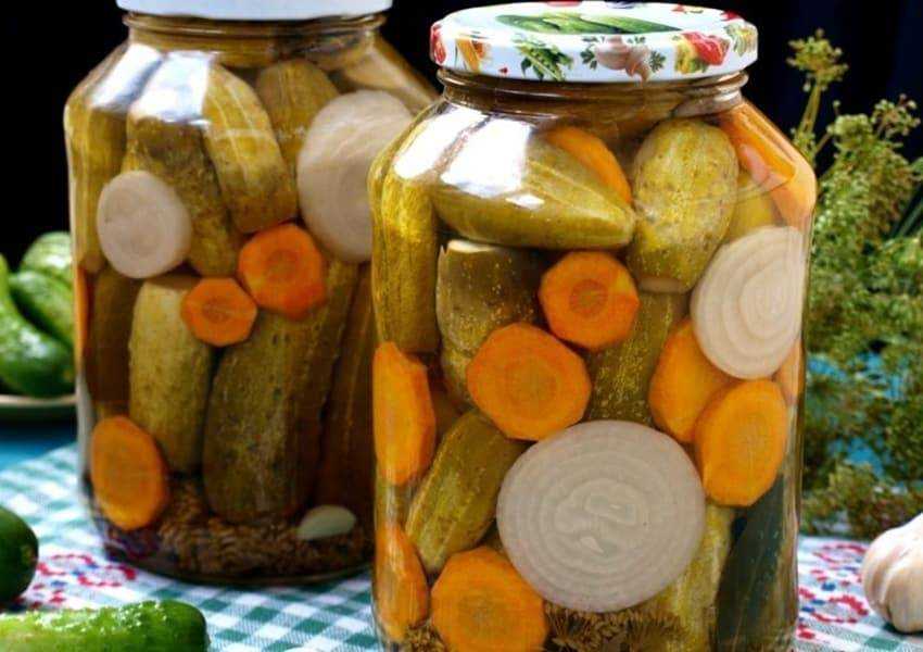Маринованные огурцы на зиму по-польски
