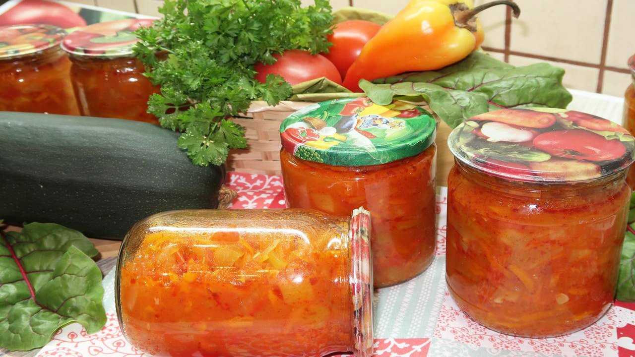 Анкл бенс из кабачков - салат (соус) на зиму, рецепт