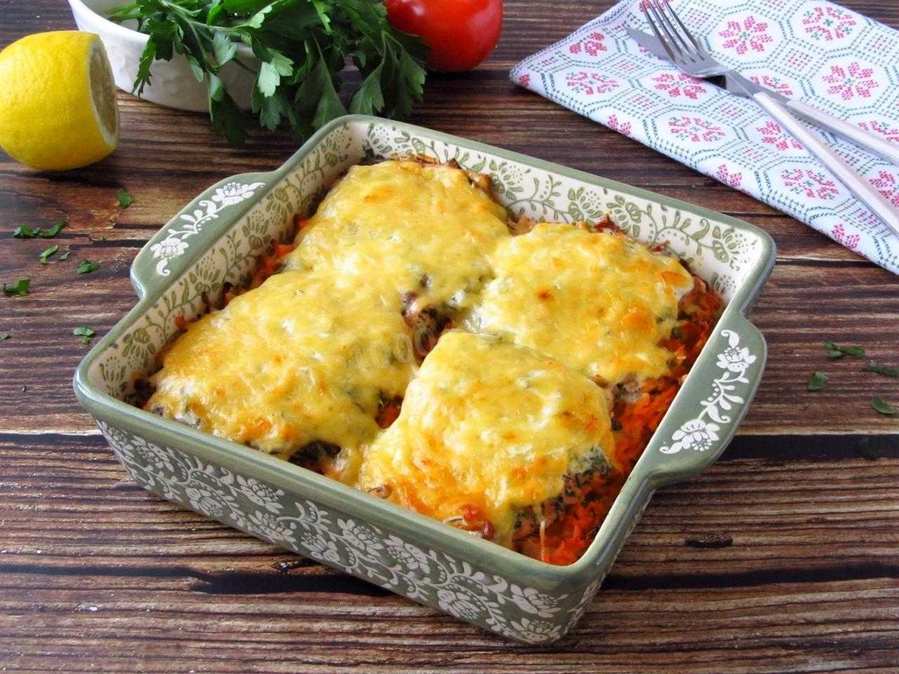 Горбуша с рисом в духовке рецепт с фото пошагово - 1000.menu