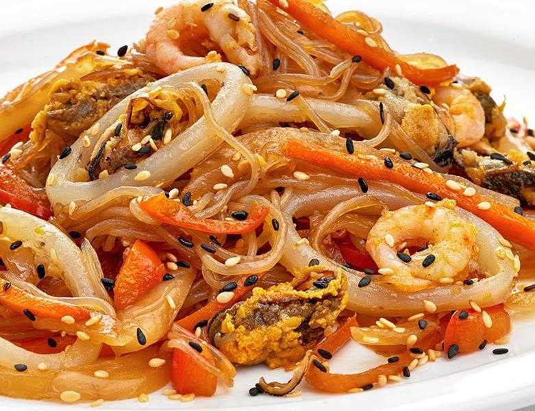 Фунчоза с мидиями рецепт вкусно