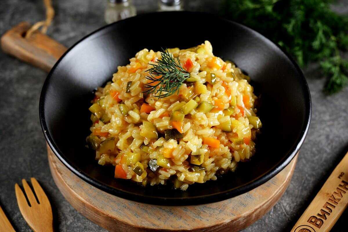 Ризотто с овощами, лучшие пошаговые рецепты блюда