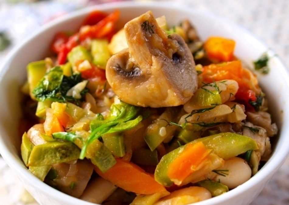 Кабачки тушеные с грибами. пошаговый рецепт с фото | кушать нет